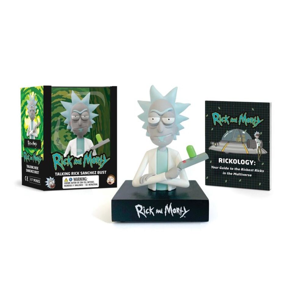 Rick and Morty Talking Rick Sanchez Bust [With Battery] -- Running Press